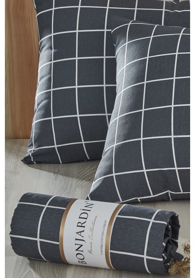 Bonjardin Home Çift Kişilik Lastikli Çarşaf +  Yastık Kılıfı 2'li