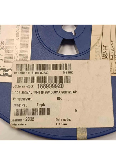 1n4148ws7f 75v 0,3a Sod323 Dıodes Smd Diyot 500 Adet