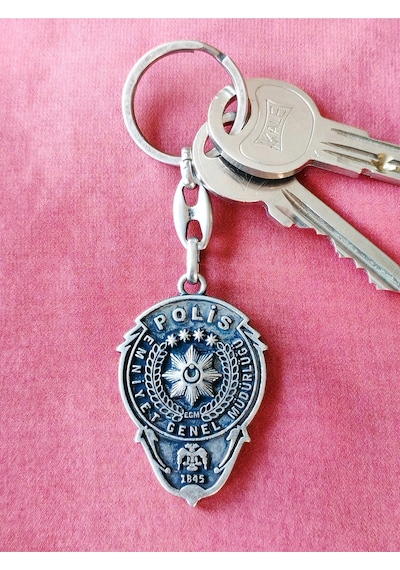 Moncuk Design Taklit Metal Anahtarlık