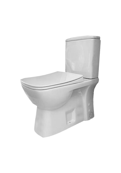 Turkuaz Duru Rimless Klozet Alttan.Rezervuar.İç Takım.Yavaş Kapak