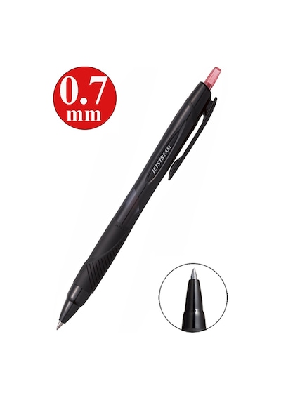 Jel Uçlu Pilot Kalem 1 Adet Uniball Jetstream Sxn-157s 0.7 Mm Roller Basmalı Pilot Kalem Roller Uçlu Likit Mürekkepli Kırmızı