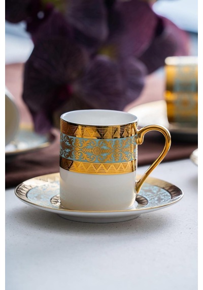 Tr Hermia 6 Kişilik Kahve Fincanı Takımı - 90 Ml Hxf-06926/6-mvı Renkli Hxf-06926/6-mvı Diğer