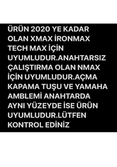 Yamaha 2020kadar Xmax125 250 300 400 2024kadar Nmax Uyumlu Anahtar Kılıf