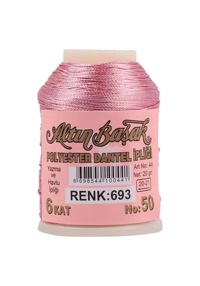 Jenerik 3 Adet Altınbaşak Oya Ve Dantel İpi 20 Gr - Royaleks - No: 648 - 693 - 022