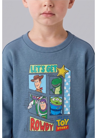 Defacto Toy Story Lisanslı Baskılı Uzun Kollu Üst Lastikli Paça Alt 2li Takım Erkek Bebek I3539a526wnbe739 Mavi-be739