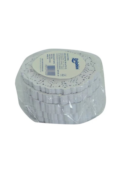 Kağıt Bardak Altlığı 9 Cm Dantel Desenli Beyaz 500 Adetli 1 Paket