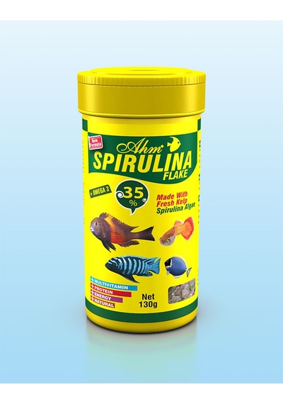 Ahm Spirulina Flake 250 Ml Pul Yem