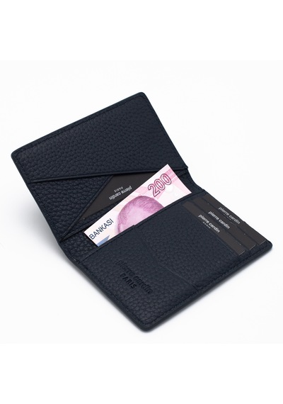 Pierre Cardin Unisex Deri Kartlık 0123 Lacivert