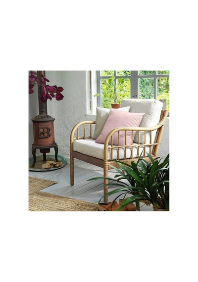 Tr Rattan Berjer Koltuk, 60x60 Cm, Beyaz, Ergonomik Tasarım Diğer