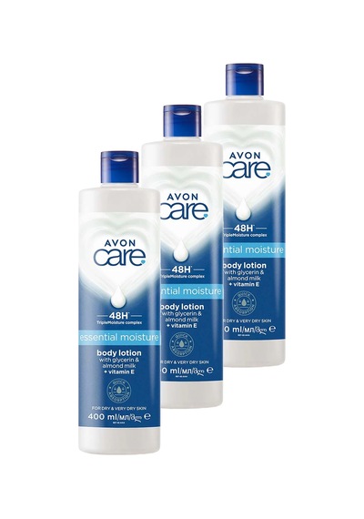 Avon Care Essential Nemlendirici Vücut Losyonu 3 x 400 ML