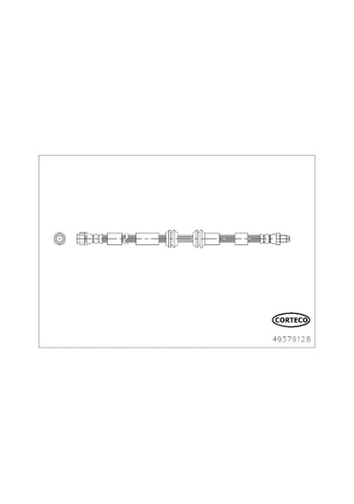 Corteco Fren Hortumu Ön Mercedes W166 X166 C292 Corteco 49379128 A1664200348