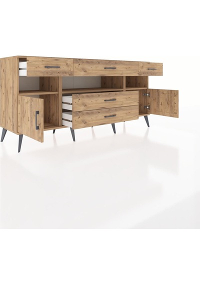 Hyperion Konsol 3 Raflı 5 Çekmeceli 2 Kapaklı 176x44x83 Çam-çam Çam Hyperion Konsol 3 Raflı 5 Çekmeceli 2 Kapaklı 176x44x83 Çam-çam Çam