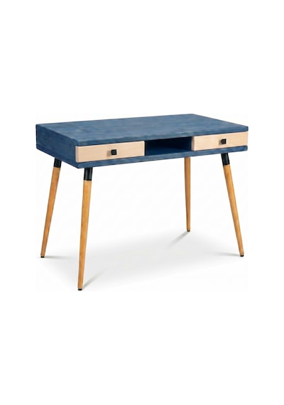Mobenta Modest Desk: Masif Çalışma & Laptop Masası 2 Çekmece 1 Bölme - 120x60 Ig-bz Mavi-krem Mobenta Modest Desk: Masif Çalışma & Laptop Masası 2 Çekmece 1 Bölme - 120x60 Ig-bz Mavi-krem