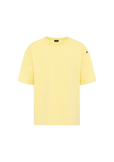 Basic Oversize Şort Takım Sarı