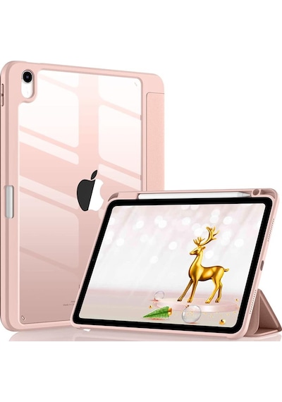 Apple Uyumlu iPad, 7. 8. 9. Nesil 10.2" Kılıf Grafiti Şeffaf Kalem Bölmeli 2019 2020 2021