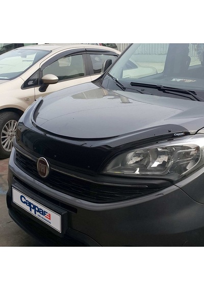 Cappafe Fiat Doblo Ön Kaput Koruyucu Rüzgarlık 4Mm Abs 2015-›