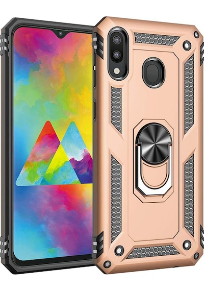 Samsung Galaxy Uyumlu M20 Kilif Zirhli Standli Miknatisli Tank Kapak 392976535