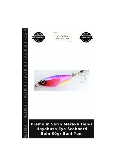 Premium Serin Meraklı Deniz Hayabusa Eye Scabbard Spin 30gr Suni Yem