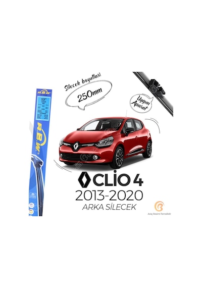 RBW Renault Clio 4 2012 - 2020 Arka Sileceği