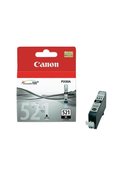 Canon Clı-521bk Black Siyah Mürekkep Kartuş Mp260-540-550-560-620-630 Mx860-870