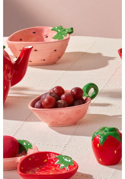 Karaca Strawberry Çerezlik 14 Cm Pembe