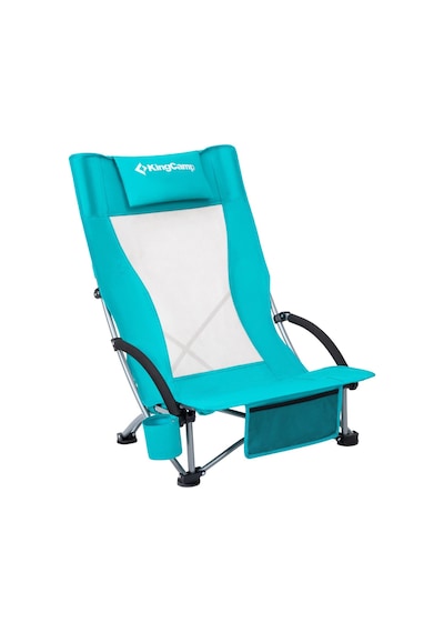 Kingcamp Lilac High Comfort Plaj Ve Dinlenme Sandalyesi Cyan Mavi