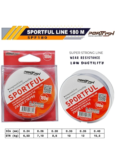 Portfish Sportful Misina 180 Mt 0,24