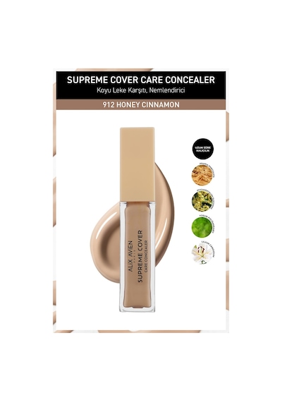 Alix Avien Kalıcı Nemlendirici Hücre Onarıcı Leke Karşıtı Kapatıcı Supreme Cover Concealer 912 Honey Cinnamon