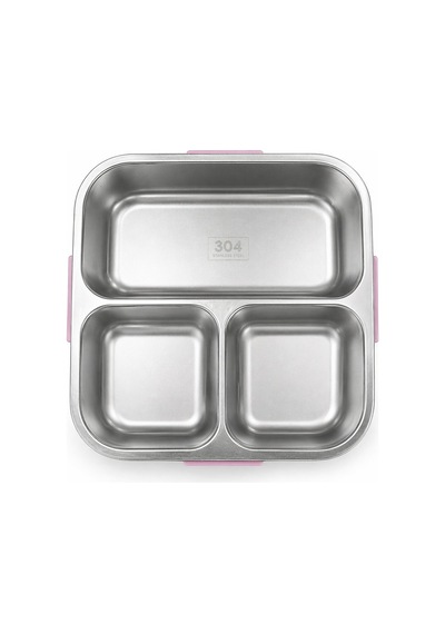 Vagonlife Vgn-6141 Paslanmaz Çelik Luncbox 600 Ml Pembe Renkli