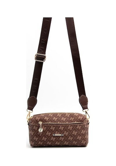 Silver Polo Sp1142 Kadın Çapraz Çanta Monogram Kahve-kahve
