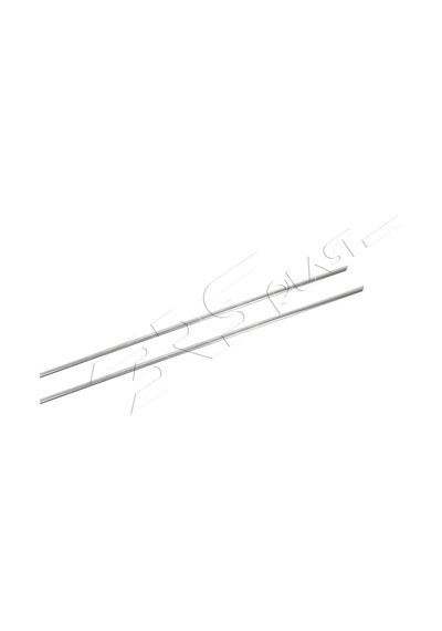 Volkswagen Jetta Uyumlu 2011-2014 Krom Ön Tampon Çıtası 2 Parça Paslanmaz Çelik