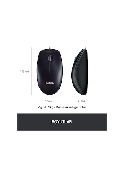 Logitech MK120 SET Q TR SIYAH Klavye 920-002560