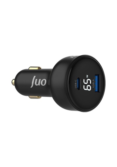 Lexroo 65w Led Ekranlı Type-c + Usb-a Araç Şarj Aleti İphone & Android & Notebook Araç İçi Şarj Standart