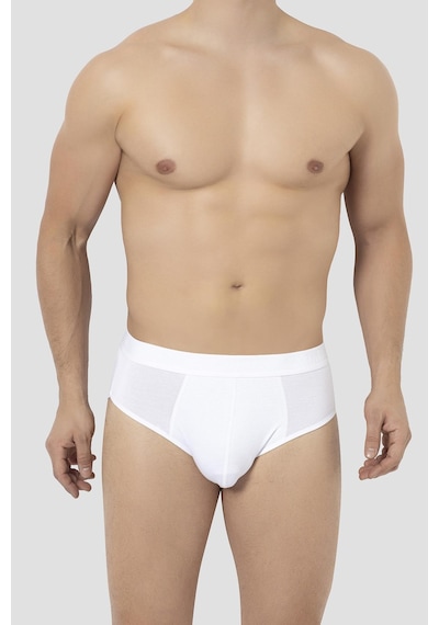 Arma Yıldız Erkek Bambu Slip Külot Düz Beyaz 3'lü Paket Beyaz