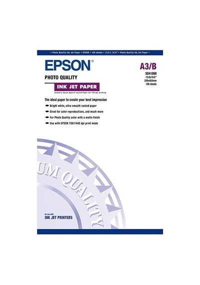 Epson A3+ Photo Quality Ink Jet Paper.C13S041069