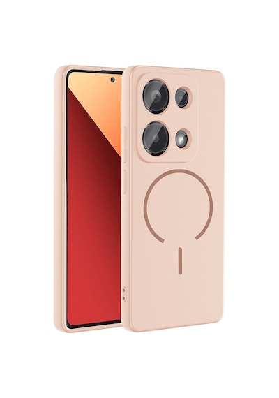 Zore Redmi Note 13 Pro 4g Kılıf M-safe Şarj Özellikli Nvth Meta Kapak - Siyah