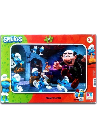 Ks Games Frame Puzzle 24 Şirinler Lisanslı Ürünler Smr704