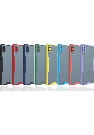 Muratech Newface Samsung Uyumlu Galaxy A02 Kılıf Platin Silikon - Yeşil