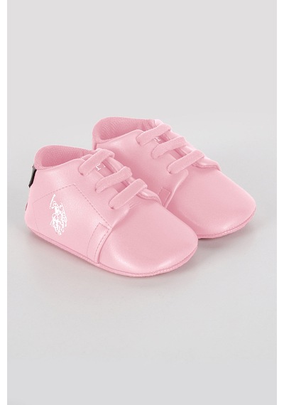 U.S. Polo Assn. Pembe Bağcıklı Kız Bebek Ayakkabı 5274-30613 Pembe