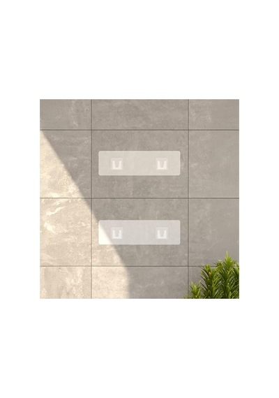 27x12 Cm Ölçülerinde Siyah Yapışkanlı Banyo Rafı Seti, Matkapsız Montaj Aahşap