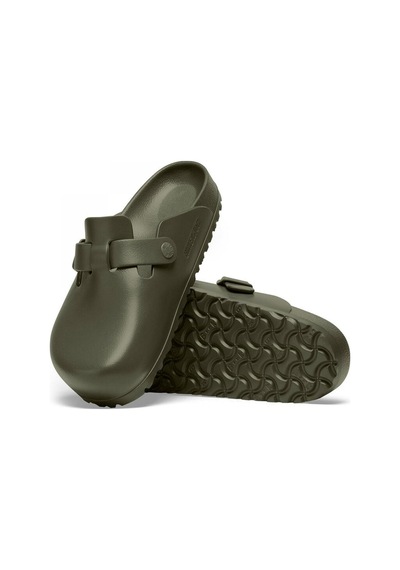 Birkenstock Boston Eva Önü Kapali Haki Erkek Terlik Haki
