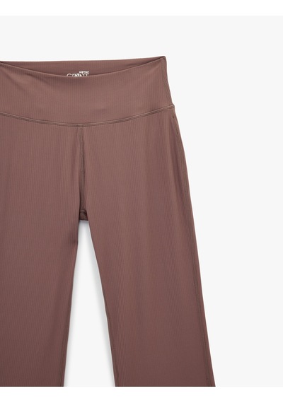 Koton Yüksek Bel Slim Fit İspanyol Paça Spor Tayt Pembe 6sak40135nk Gül