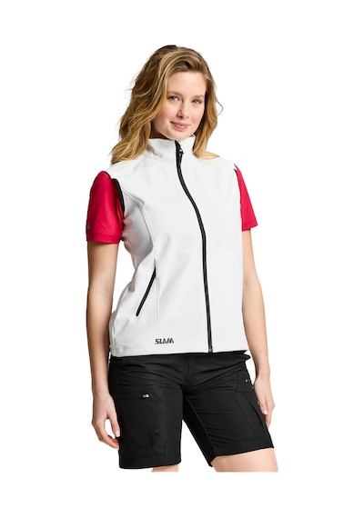 Slam Slam Act Ws Softshell Vest Kadın Bej Yelek W03 Beyaz