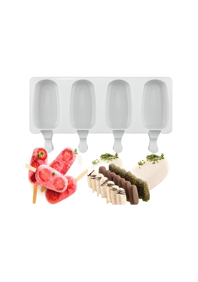 Magnum Silikon Dondurma Kalıbı 4'lü Mini Boy Dondurma Yapım Seti
