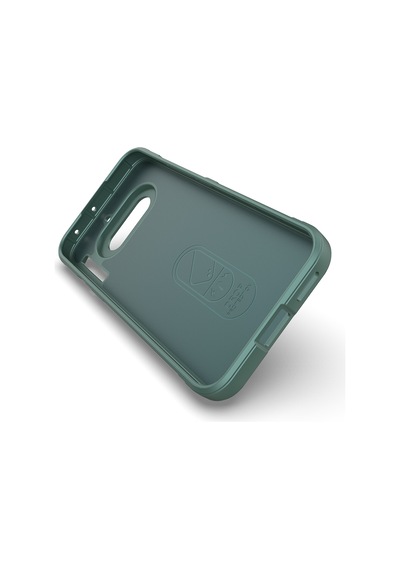 Nothing Phone 4a Kılıf Esnek Tpu Oyuklu Arka Yüzey Tasarımlı Etnik Silikon Kapak Koyu Yeşil