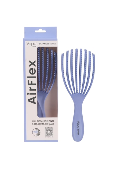 Airflex Multifonksiyonel Dolaşık Açıcı Saç Fırçası - Lila