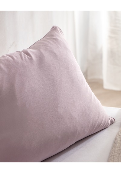 Belle Bambu Pamuklu 2'li Yastık Kılıfı - Açık Mürdüm 8684427301104 Çok Renkli