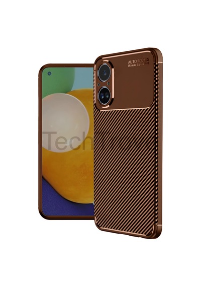 Realme 12 Lite Kılıf Karbon Tasarımlı İnce Yapılı Kamera Koruma Çıkıntılı Kapak