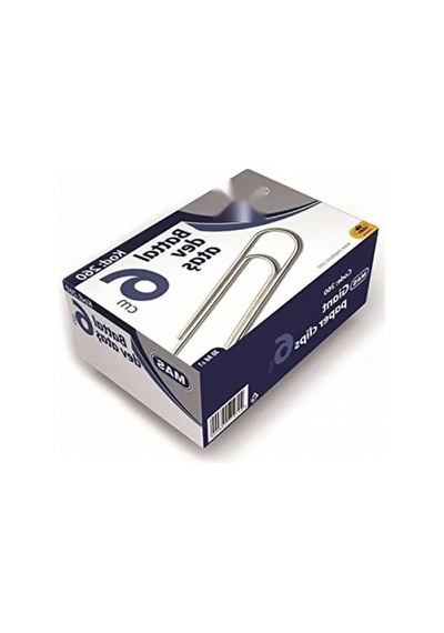 Gümüş Metal Battal Tip Ataş, 30 Adet