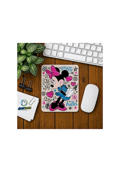 Minnie Mouse Baskılı Oyuncu Mousepad 0205